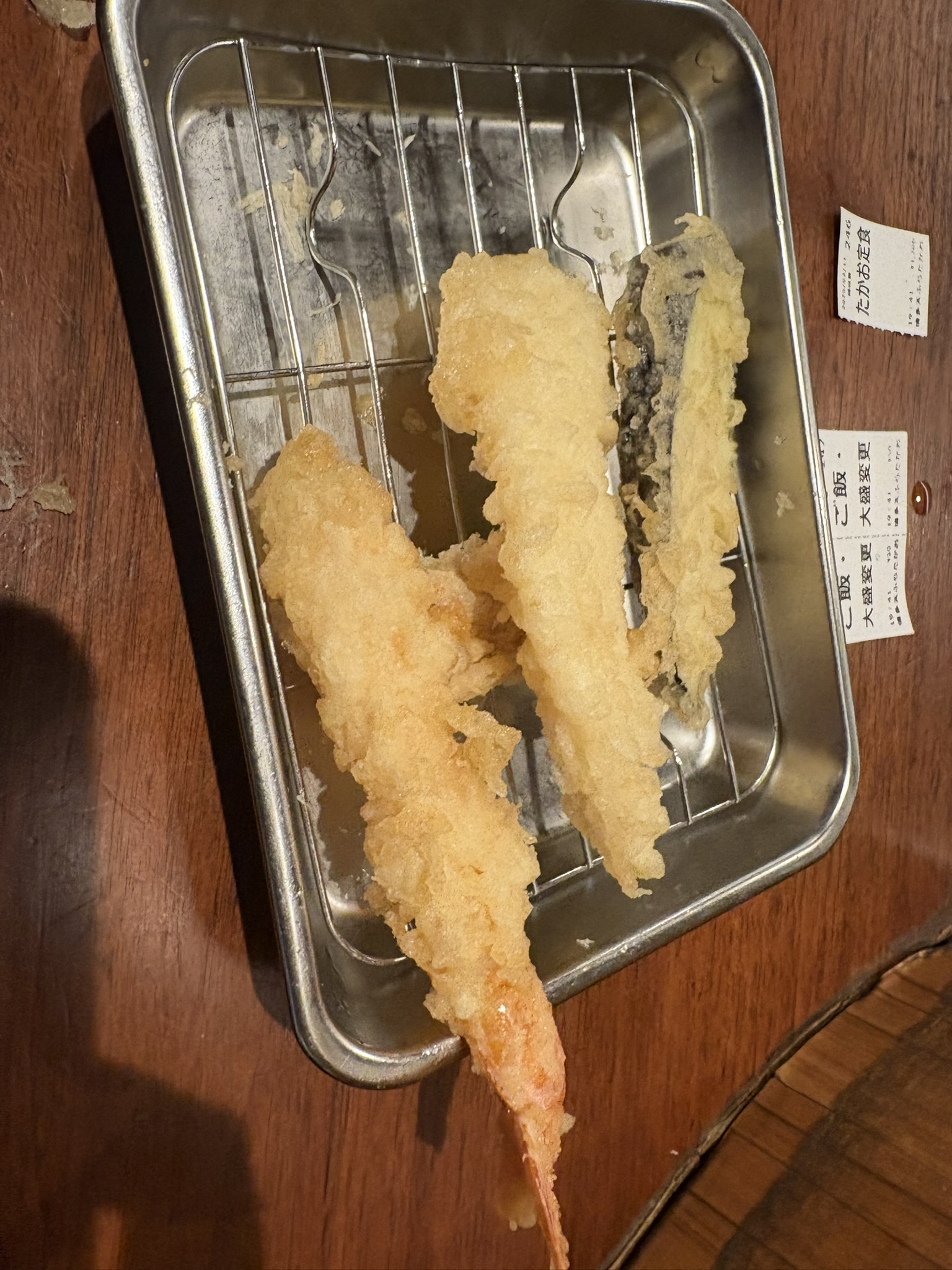 Hakata Tenpura Takao tempura set meal rice miso soup Fukuoka lunch complete