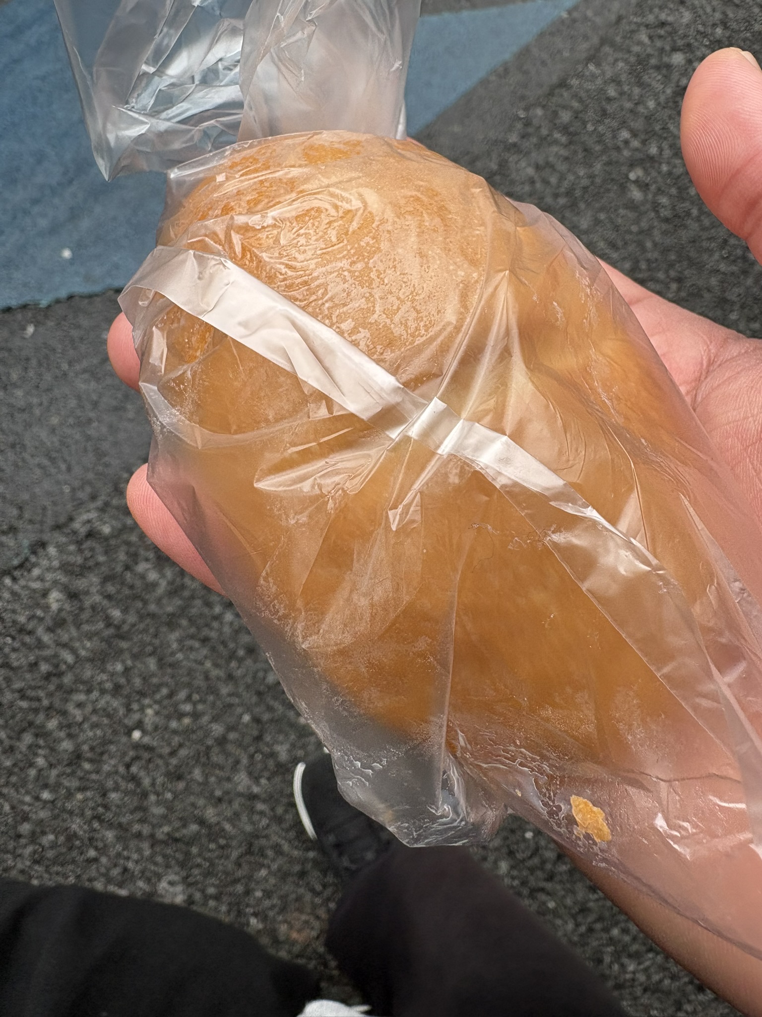Kokura Shiroya Bakery omulet cream filled pastry display tray popular local bread