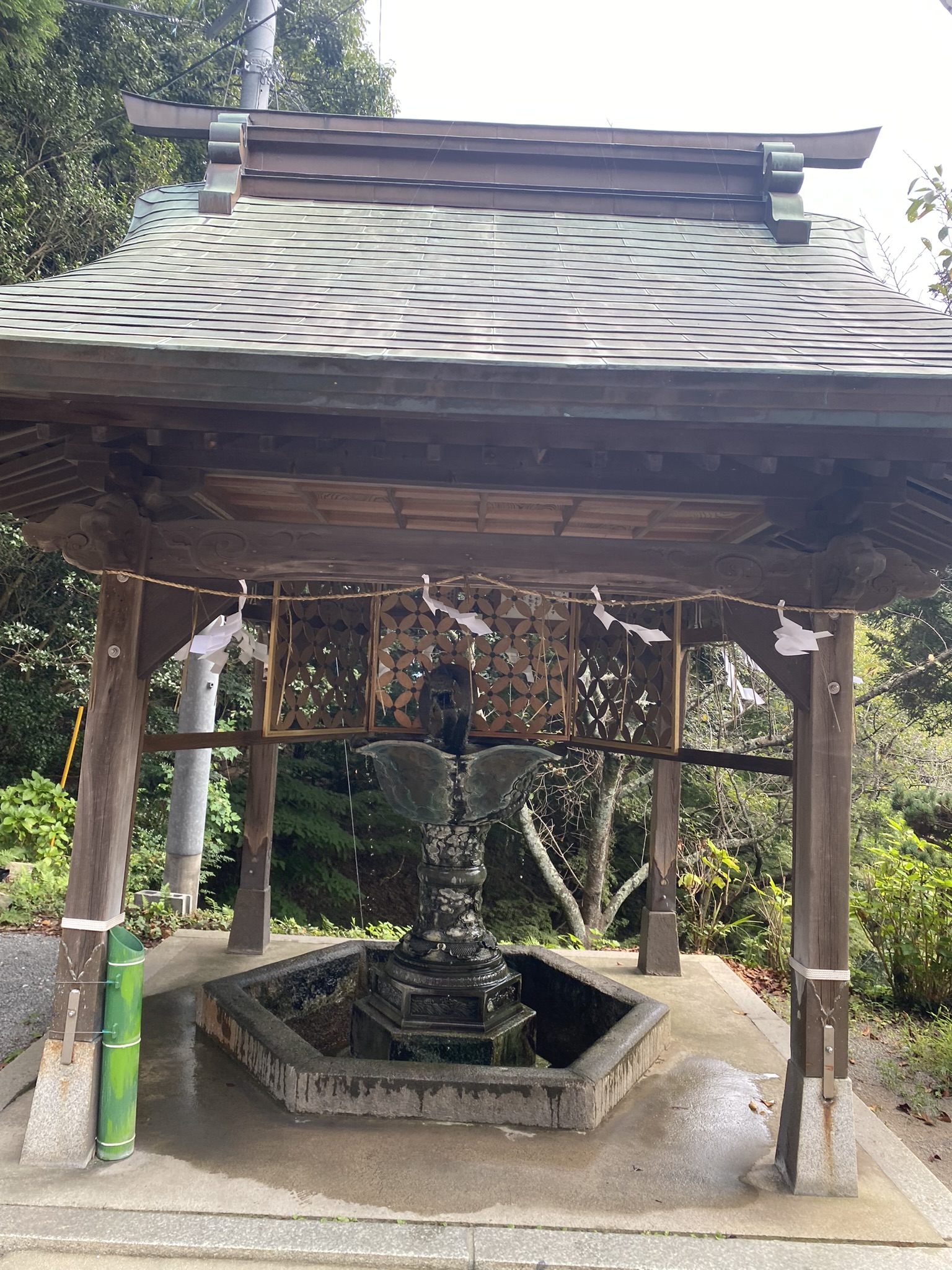 Miyajidake Shrine komainu guardian lion dog statue shrine guardian pair