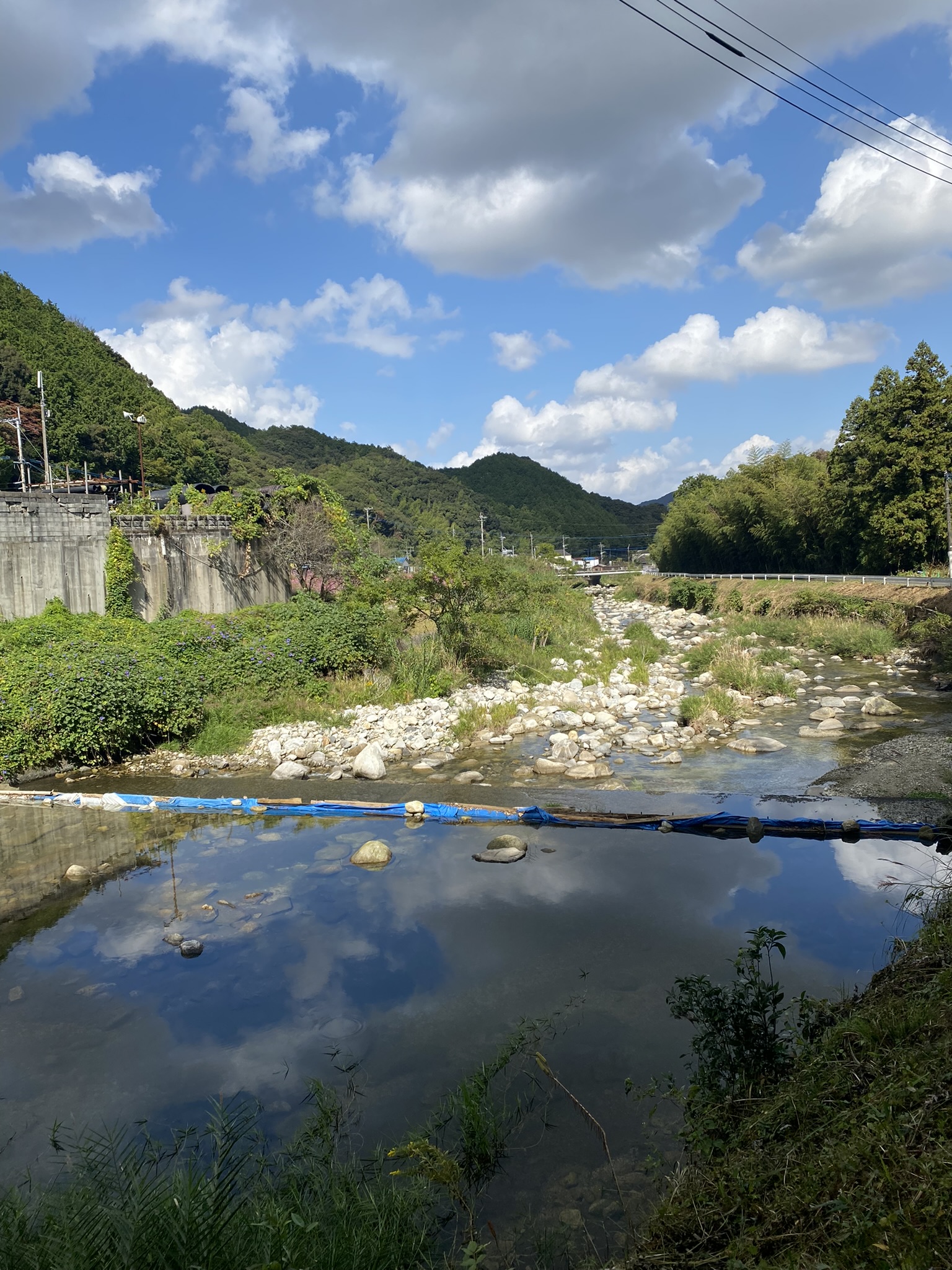 Nogochi valley green river clear water rocks upstream Itoshima Fukuoka nature