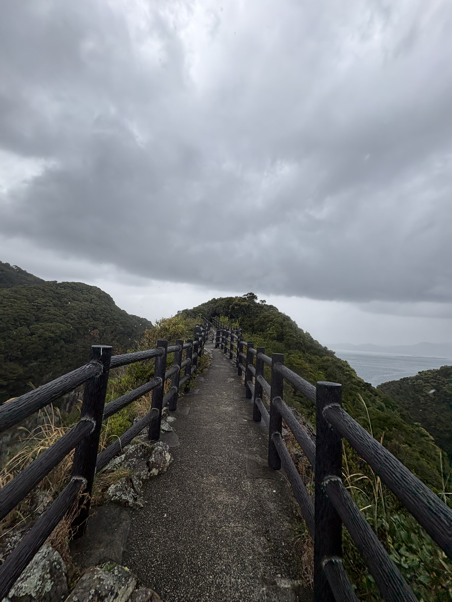 Uma-ga-se suspension bridge gorge dramatic view cliff canyon Hyuga Miyazaki walkway